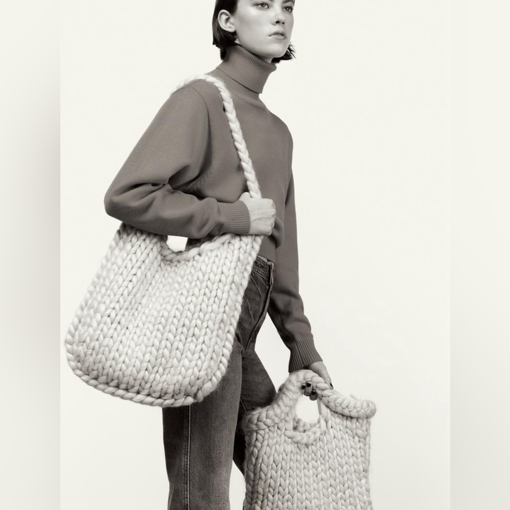 ZARA Knitted Tote